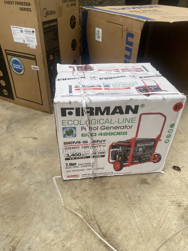 Firman ECO 4990ES 3.4KVA Petrol Generator with Key Starter - 1