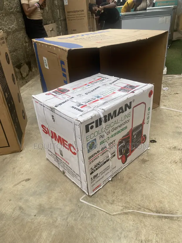 Firman ECO 4990ES 3.4KVA Jirgin Mai Mai Fitar Da Wuta Tare Da Maballin Fara - 1