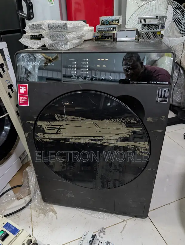 Sharp 8kg Front Load Washing Machine - 1