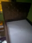 Standard Brown Square Bed Frame - 2