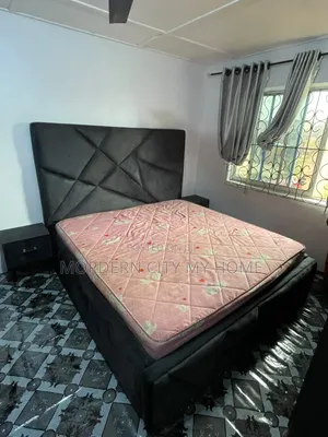 Morderncity Furniture Queen Bed Frame with Bedside