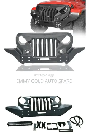Jeep Wrangler Complete Front Bumper with Grill (2018-2026)