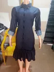 Jean Paul Gaultier Women's Blue Jean Dress - XL - 1