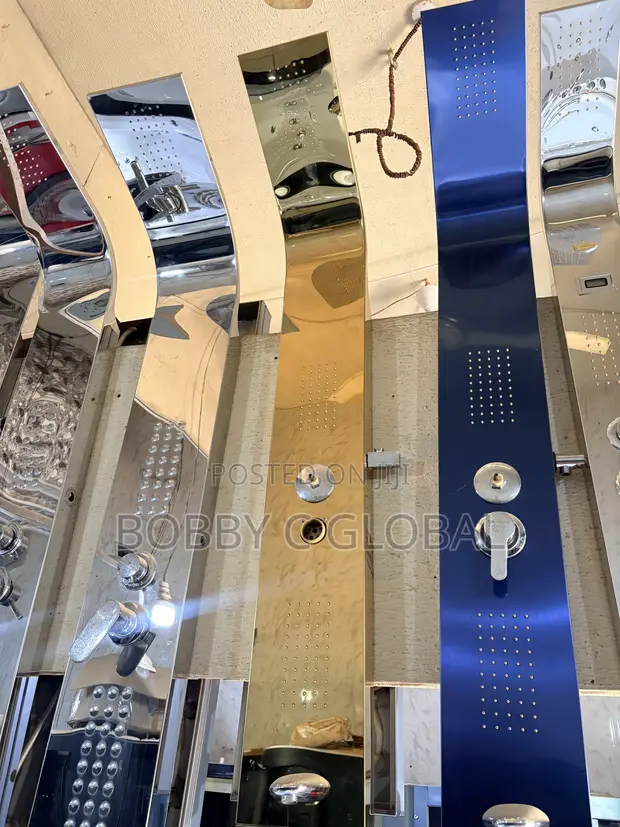Gold Panel Shower Mixer - 1