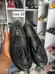 Boys Leather School Shoes - 1