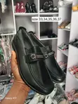 Boys Leather School Shoes - 4