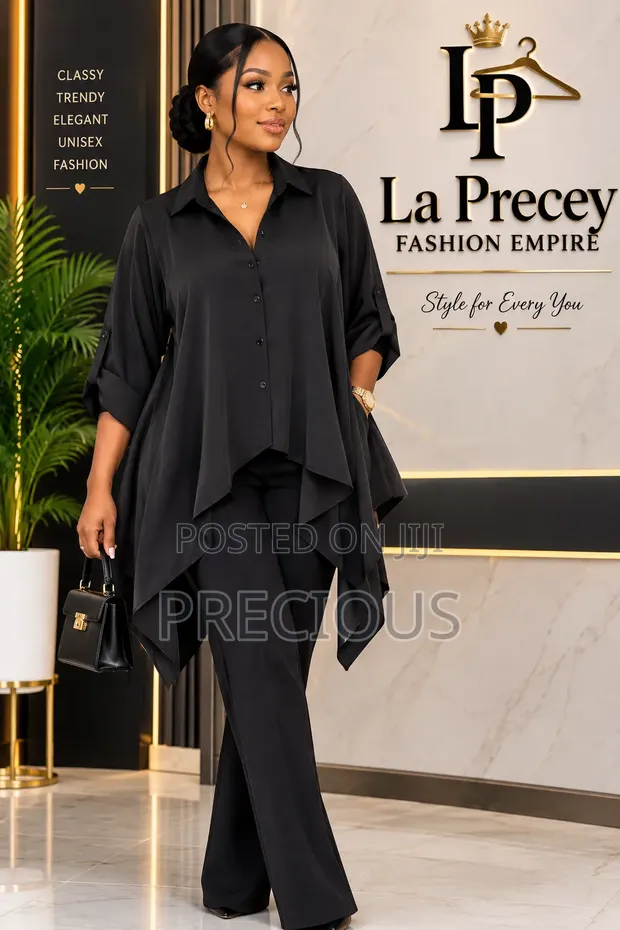 Ace Couture Handkerchief Gown and Top with Pants - 1