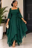 Ace Couture Handkerchief Gown and Top with Pants - 2
