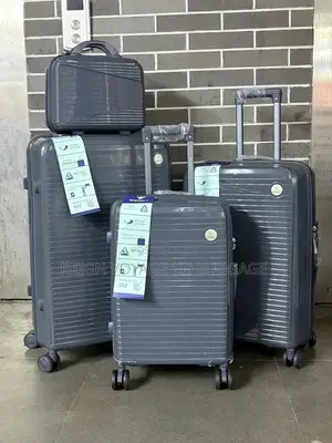 Set of 4 Luggage Boxes - Black