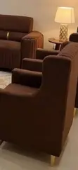 Premium 7-Seater Chocolate Brown Sofa Set | Abuja - 3