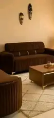 Premium 7-Seater Chocolate Brown Sofa Set | Abuja - 5