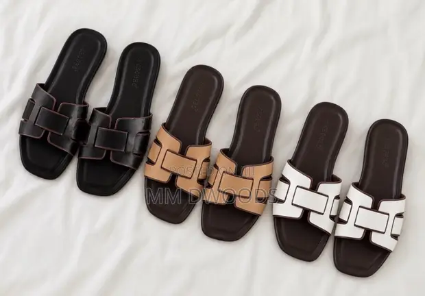 Bamboo Open Flat Slippers - Na Mata - 1