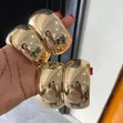 Babban Acrylic Statement Bangles - Zinariya - 1