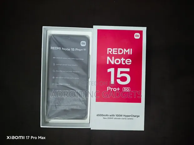 Xiaomi Redmi Note 15 Pro+ 512GB Black (Foreign Used) - 1