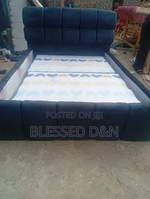 4.5 by 6ft Full Bubble Bed Frame - Dark Grey
