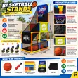 Kids Basketball Stand Game Set with Ball Return Net - 2
