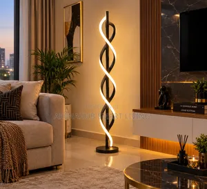 Luxury Spiral Floor Lamp LED Dimmable Modern Standing Lamp
