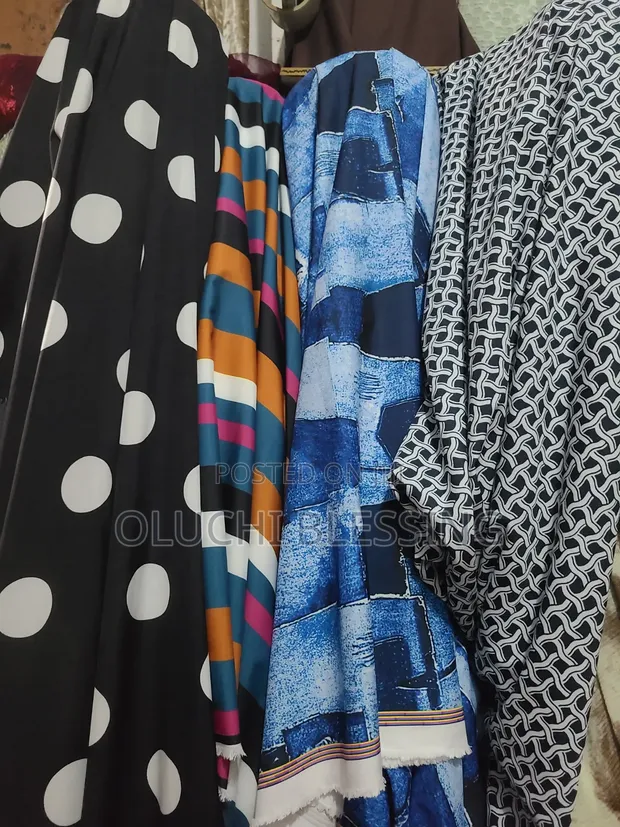 Quality Stock Crepe Fabric - Brand New - 1
