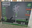 GD Times 16" Rechargeable Fan with Solar Panel & Night Light - 1