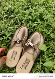 Original Capone Brown Leather Slippers - Size 40 - 2