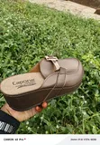 Original Capone Brown Leather Slippers - Size 40 - 4
