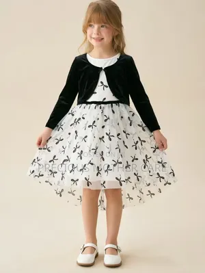 PINK Brand Girl's Ball Dress with Jacket (2 Pieces)