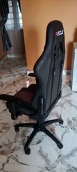 Black and Purple Gaming Chair da Headrest da Lumbar Support - 2
