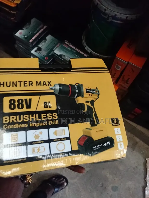 Hunter Max 88V Brushless Cordless Impact Drill - 1