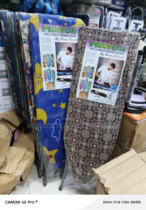 Premium Foldable Ironing Board - Strong & Stable - 1