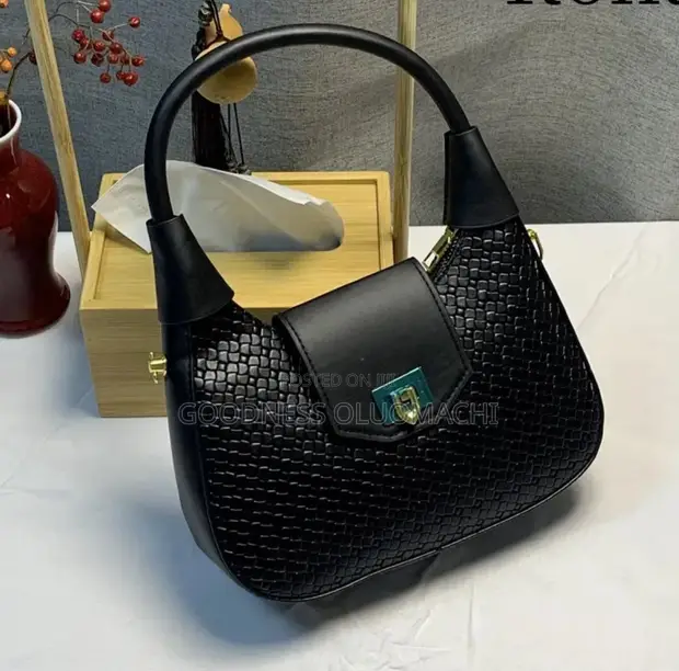 Portable Handbag with Long Strap - 1