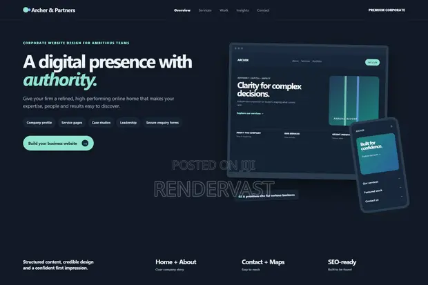 Professional Business Website Development - 1