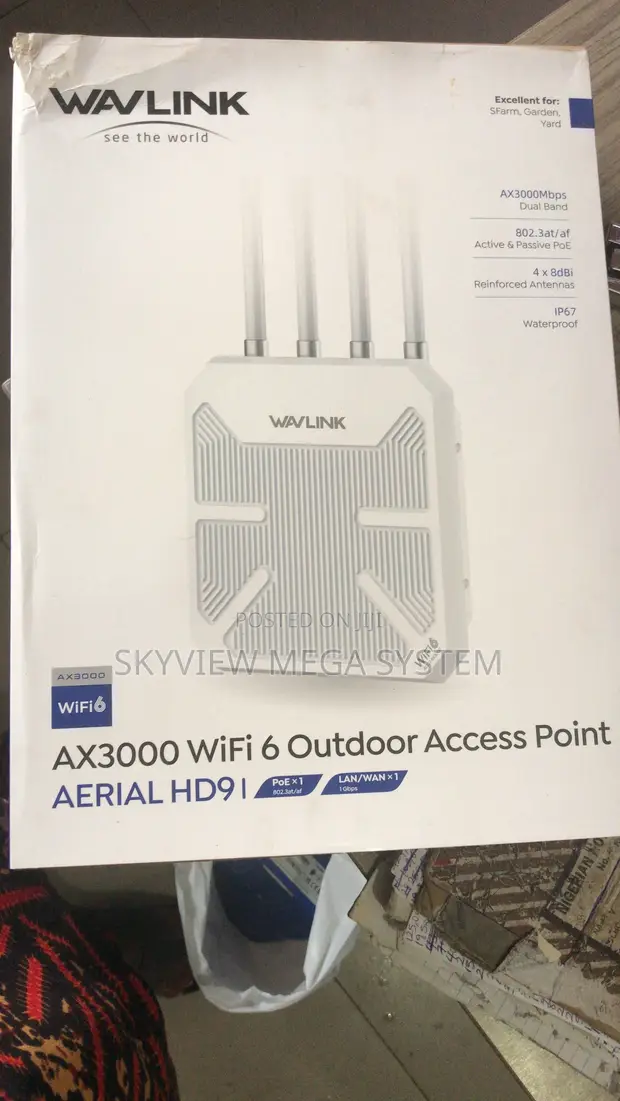 Wavlink AX3000 Outdoor Wi-Fi 6 Access Point - 1