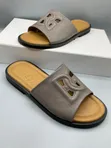 Gianfranco Butteri Embossed Palm Slippers - Black - 2