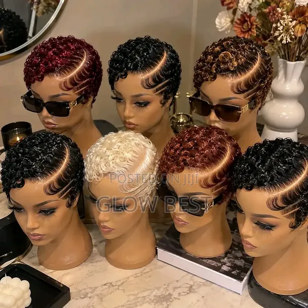 Short Low Cut Wig - 1