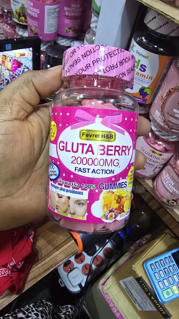 Gluta Berry Gummies - Skin Brightening Supplement - 1
