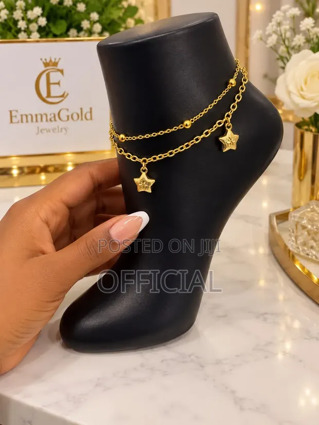 M.C Jewelry Gold Leg Chain Strap - 1