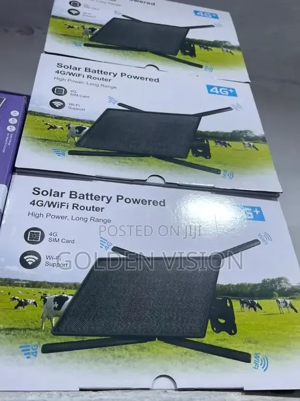 Solar Battery Powered 4G LTE WiFi Router with SIM Slot - 1
