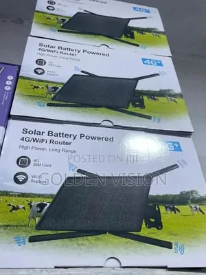 Solar Battery Powered 4G LTE WiFi Router with SIM Slot