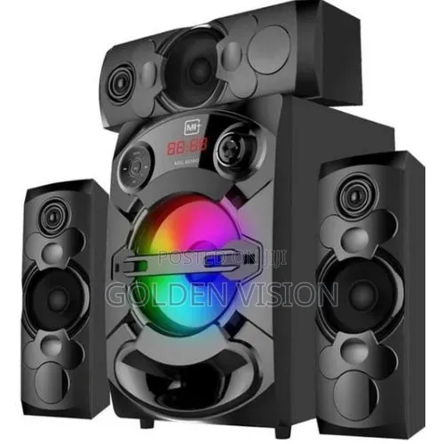 Multimedia Speaker System 70W RMS, Bluetooth, AC/DC, USB, Aux - 1