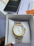 Poedagar Mixed Tone Watch (Gold & Silver) - 1