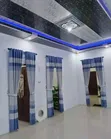 Home Interiors Multicolor Fabric Curtains - Brand New - 1