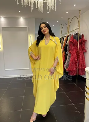 Liagold Couture Women's Yellow Gown