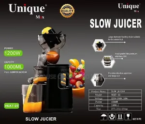 Max Factory Slow Juicer 1200W Black
