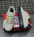 Nike Air Force 1 Low Sneakers - Grey/Cream - 1