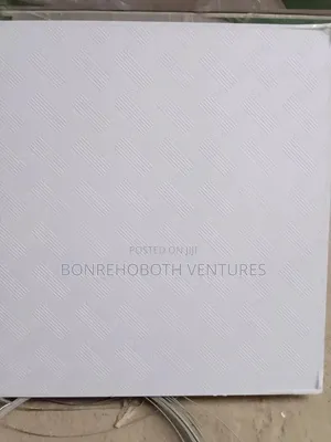 White Laminated Suspended Ceiling Tiles