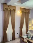 Royal Curtains - Brand New Gold Fabric - 1
