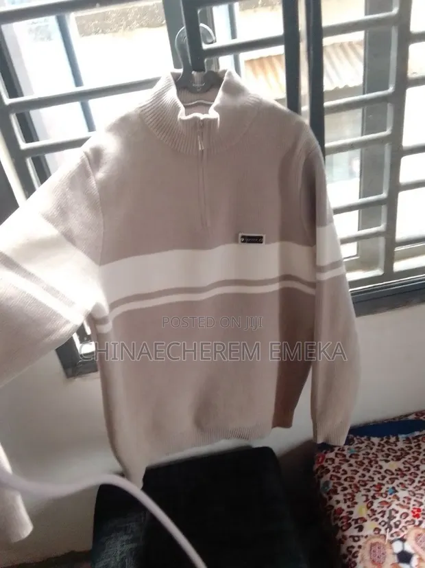 Supreme Quarter Zip Sweater Beige XXL - 1