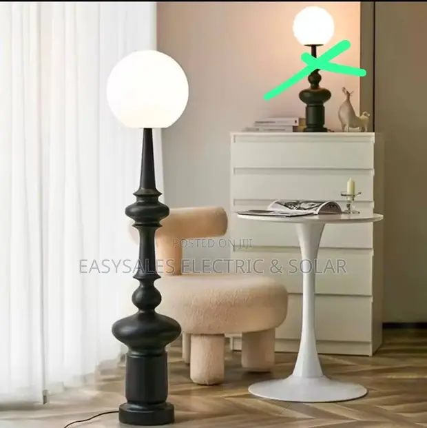 Italian Minimalist Resin LED Floor Lamp - 1