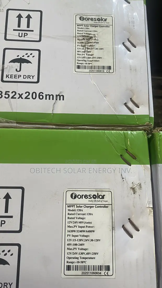 120A MPPT Solar Charge Controller - 1
