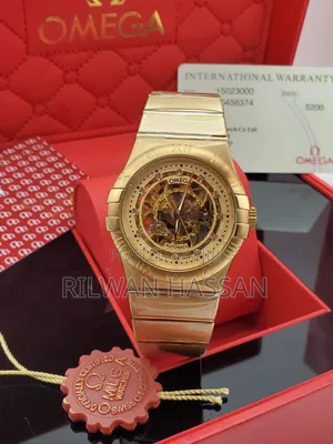 Omega Automatic Plain Plates Chain Watch